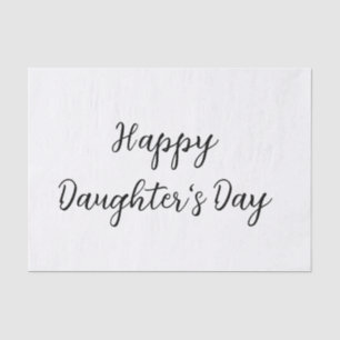 Papier Mousseline Joyeux jour de filles si.ple minimum ajouter le no