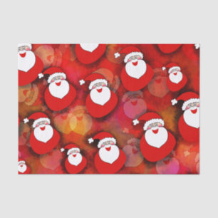 Papier Mousseline Joyeux Motif du Père Noël