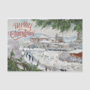Papier Mousseline Joyeux Noël. Claude Monet Tissue Paper