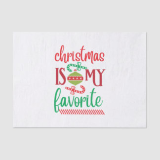 Papier Mousseline Joyeux Noël de Noël est mon préféré