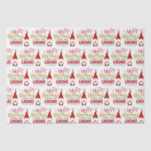 Papier Mousseline Joyeux Noël De Notre Gnome À Votre