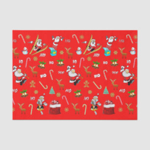 Papier Mousseline Joyeux Noël Nice Naughty 25 décembre Noël