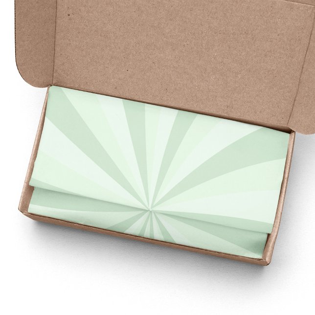 Papier Mousseline Joyeux Noël Whimsical mignon Vert Tourbillonnant b (Light green swirly striped tissue paper. )