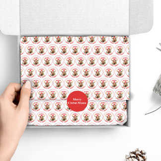 Papier Mousseline Joyeux orignal de Noël