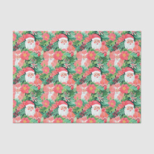 Papier Mousseline Joyeux Palm Beach Noël Père Noël