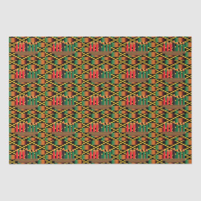 Papier Mousseline Joyous Kwanzaa (Recto)