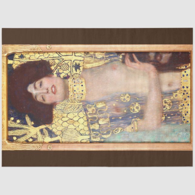 Papier Mousseline Judith et le chef d'Holofernes par Gustav Klimt (Recto)