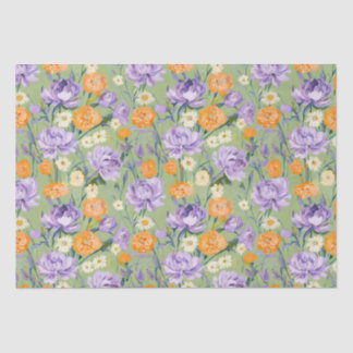 Papier Mousseline Julie Floral