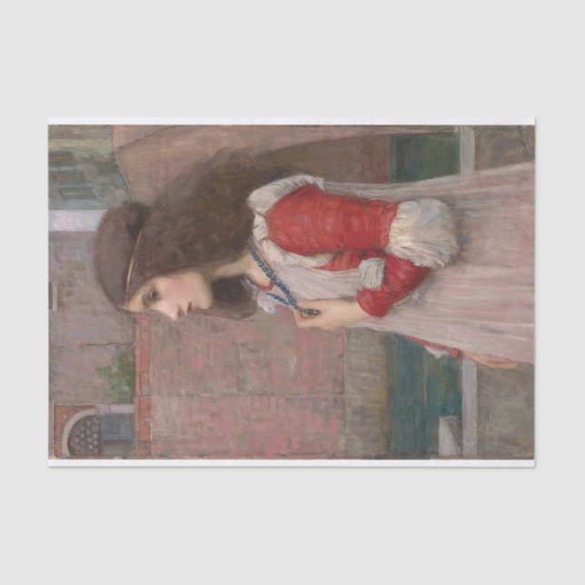 Papier Mousseline Juliet par John William Waterhouse (Recto)