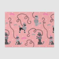 Jupe de caniche rétro rose et Motif les années 50