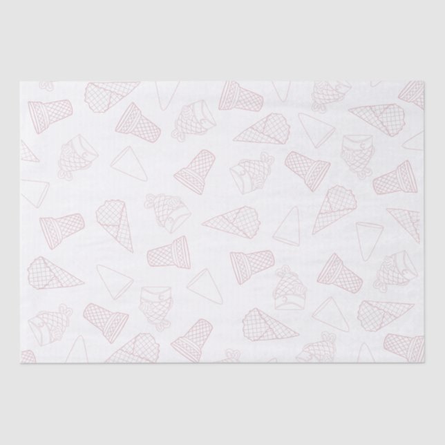 Papier Mousseline Juste du papier Tissu rose (Recto)