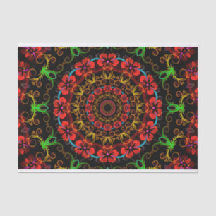 Papier Mousseline Kaleidoscope Fleur Hibiscus I + votre idée