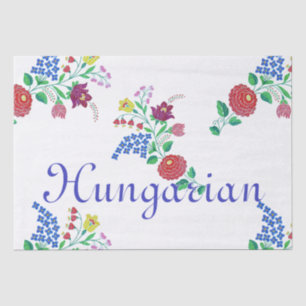 Papier Mousseline Kalocsa hongroise Broderie Art populaire