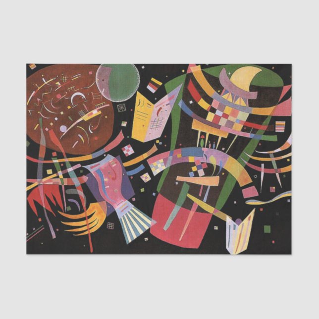 Papier Mousseline Kandinsky - Composition X (Recto)