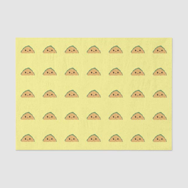 Papier Mousseline Kawaii Taco (Recto)