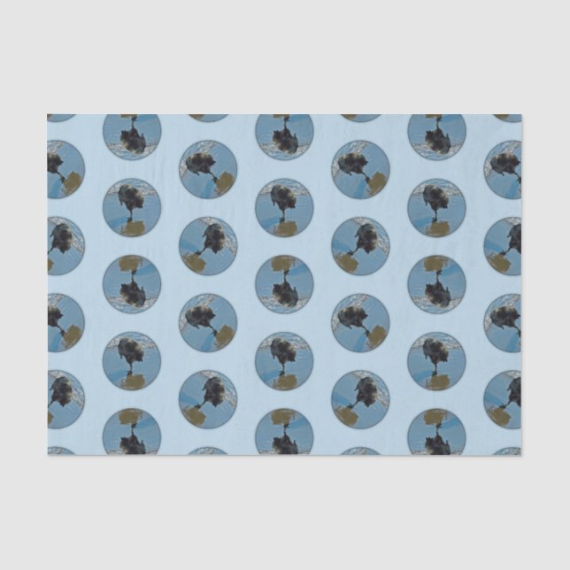 Papier Mousseline Keeshond Ballet Photographie de mignonette Chien d (Recto)