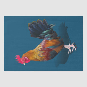Papier Mousseline Key West - Rooster tzigane