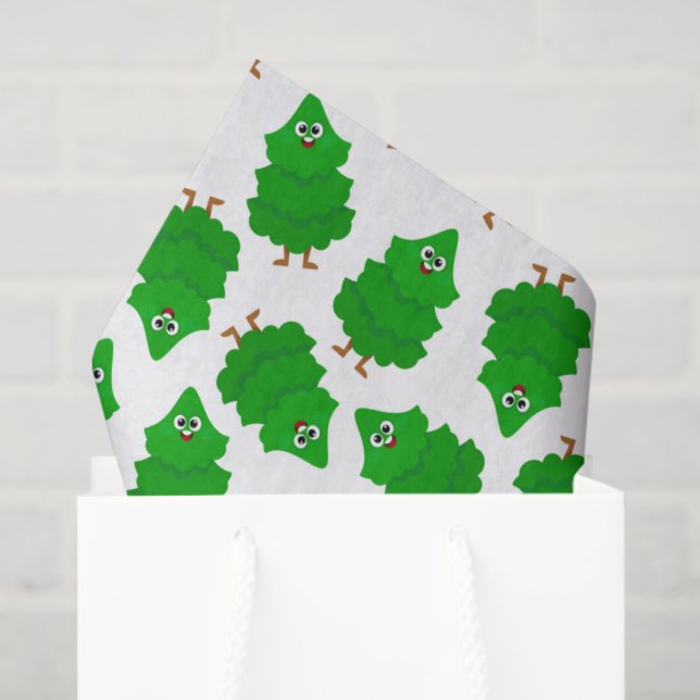 Papier Mousseline Kids Christmas Tissue Paper Cute Cartoon Christmas (Sac cadeau)