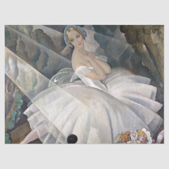 Papier Mousseline La Ballerina Ulla Poulsen par Gerda Wegener (Recto)