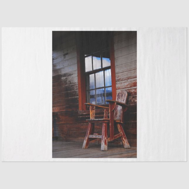 Papier Mousseline La Chaise de pensée (Recto)