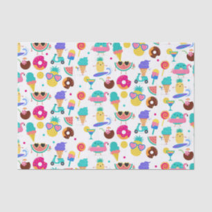 Papier Mousseline La crème glacée de fruit d'été de Tutti Fruitti