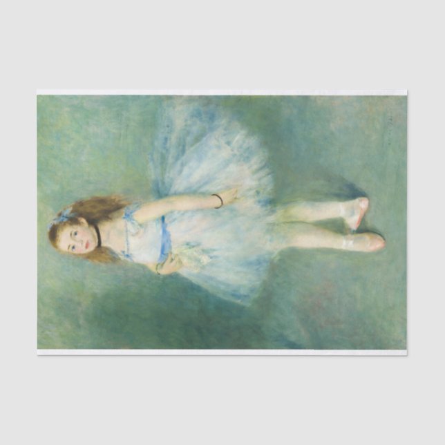 Papier Mousseline La danseuse d'Auguste Renoir (Recto)
