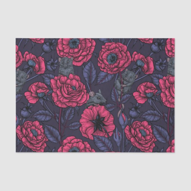 Papier Mousseline La fête des souris (Recto)