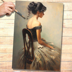 Papier Mousseline La Fille 4 Découpage