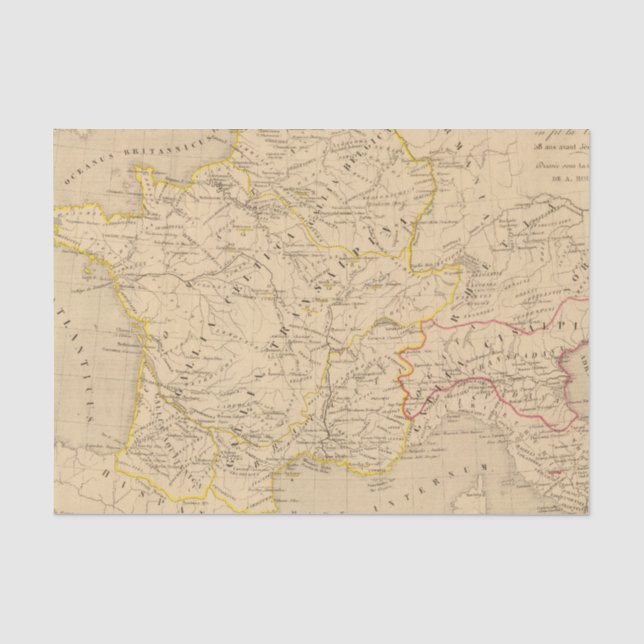Papier Mousseline La Gaule (Recto)