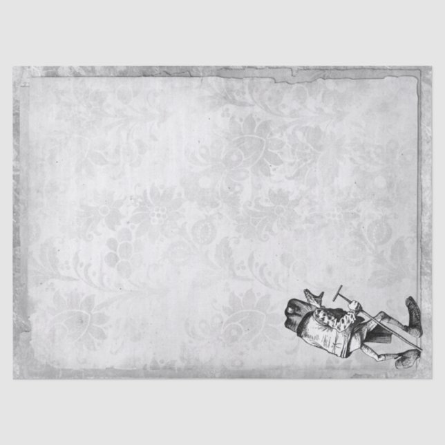 Papier Mousseline La grenouille d'Alice au pays des merveilles (Recto)