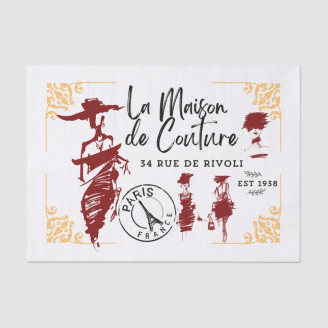 Papier Mousseline La Maison de Couture (Recto)