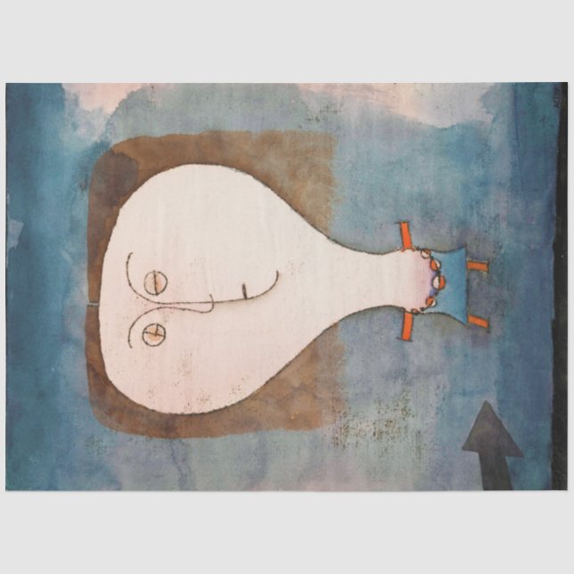 Papier Mousseline La peur d'une fille, Klee (Recto)