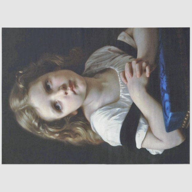 Papier Mousseline La Prière, Bouguereau (Recto)