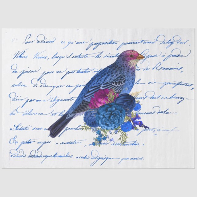 Papier Mousseline La série Bouquet Design 103 (Recto)