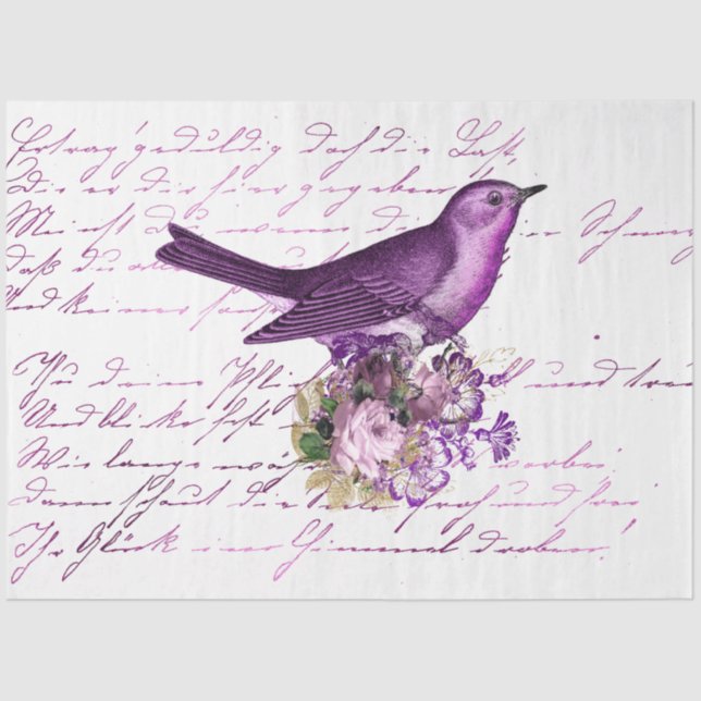 Papier Mousseline La série Bouquet Design 126 (Recto)