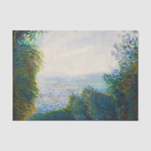 Papier Mousseline La vallée d'Auvers sur l'Oise River Renoir