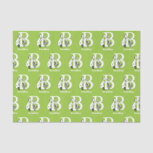 Papier Mousseline L'ABC du Dr Seuss : Lettre B - Blanc Ajoutez vot
