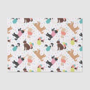 Papier Mousseline Labradoodle / Goldendoodle Anniversaire Party