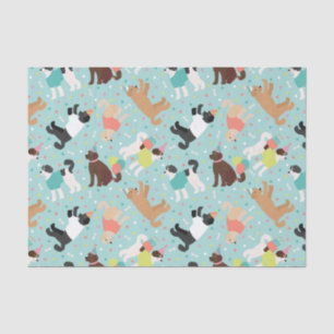 Papier Mousseline Labradoodle / Goldendoodle Anniversaire Party