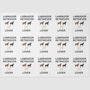 Papier Mousseline labrador extracteur amoureux toutes les couleurs s