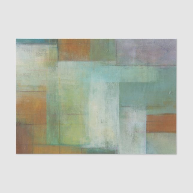 Papier Mousseline Lac Blue Essence II (Recto)