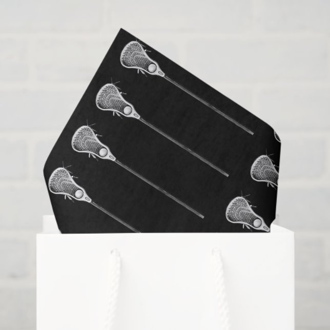 Papier Mousseline Lacrosse Cadeau noir (Sac cadeau)