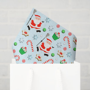 Papier Mousseline Lacrosse Sports Noël