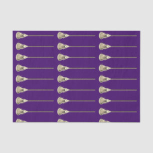 Papier Mousseline Lacrosse Sports Purple Tissu Papier