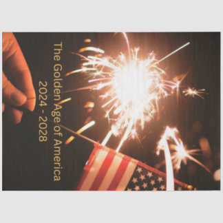 Papier Mousseline L'âge d'or de l'Amérique 2024 - 2028 Tissue Paper