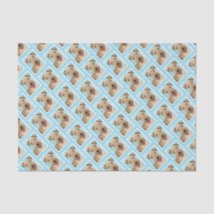Papier Mousseline Lakeland Terrier Peinture - Cute Original Chien Ar