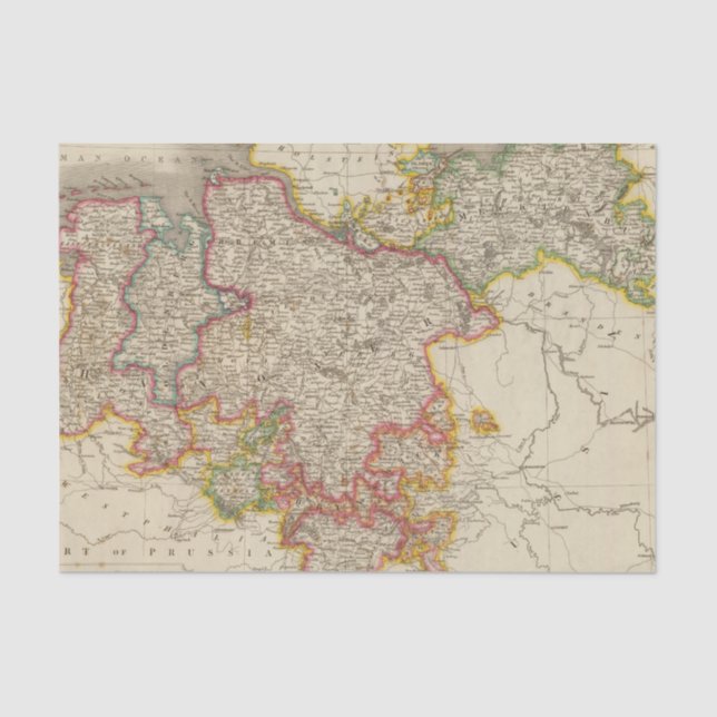 Papier Mousseline L'Allemagne du nord (Recto)