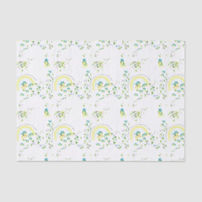 Papier Mousseline L'amour d'une mère est un cadeau précieux (Recto)