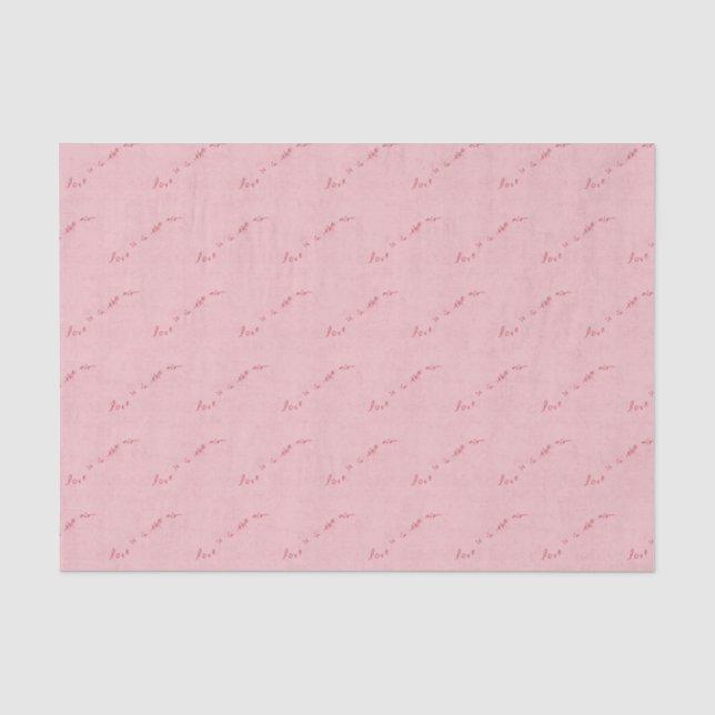 Papier Mousseline L'Amour Est Dans Le Papier Tissu De L'Air (Recto)