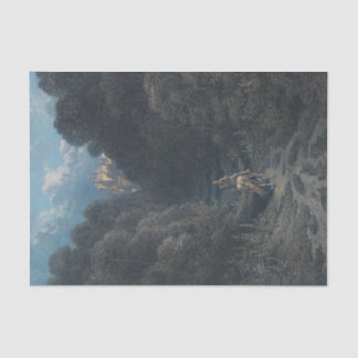 Papier Mousseline Lancelot approchant le château d'Astolat